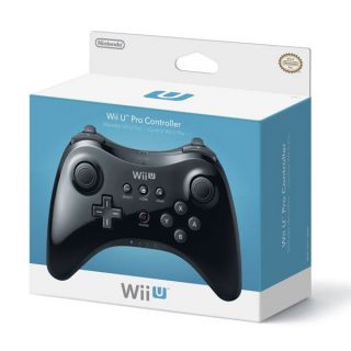 Brand New in Box Wireless Wii U Pro Controller for Nintendo Wii U Black