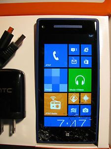 HTC Windows Phone 8x 8GB Blue at T Smartphone