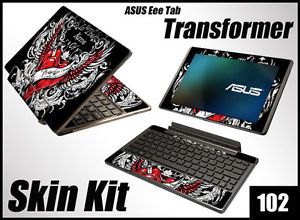Asus Eee Transformer Pad Skin Decal Netbook Laptop Tablet 102 Heart Tattoo