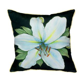Betsy Drake Interiors Garden Casablanca Lily Indoor / Outdoor Pillow