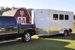 New Heritage Series Horse Trailer 3 Horse Slant with Finished Tack Room