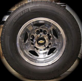 2011 14 Chevy Silverado GMC Sierra HD 3500 Dually DRW Wheels Rims michelin Tires