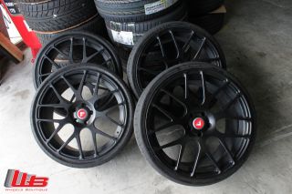 Ferrari California Vorsteiner VS140 Wheels 21x9 21x11 Matte Black Michelin Tires