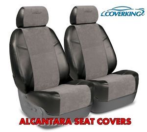 VW Passat Coverking Alcantara Suede Custom Fit Seat Covers Front Row