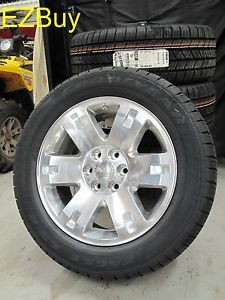 20" GMC Yukon Sierra Brand New Factory Style Polished Wheels Goodyear Tires 5307