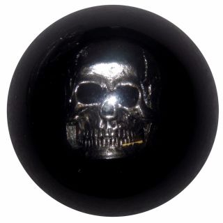 Chrome Skull Black Custom Shifter Knob for Hot Rods Street Rods Classics HD