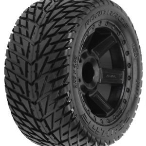 Pro Line Racing Pro Road Rage 2 8" Truck Tires Mounted Stampede 4x4 PRO117212