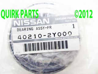 2000 2003 Nissan Maxima Front Wheel Bearing Replacement Genuine Brand New