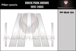 Buick Park Avenue 00 01 02 03 04 05 Chrome Pillar Post