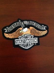 Harley Davidson Live to Ride Patch