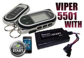 Viper 5501 with Smart Start Module Car Remote Start Keyless Entry 2 Way System
