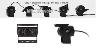12V Sony CCD Waterproof 18 LED Rear Camera Backup Camera for Truck Bus Car