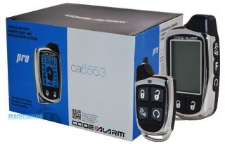 Code Alarm CA6553 Car Remote Start Security System Keyless Entry 2 Way LCD