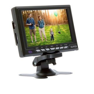 7 inch Car Digital HD Screen LCD Stand Monitor TV FM Remote Control