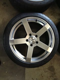 18" TSW Tanaka Rotary Forged Wheels Hyper Silver w Michelin Tires BMW 5x120