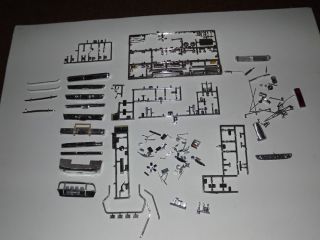1 24 1 25 Scale Chrome Model Car Parts Assortment of Parts