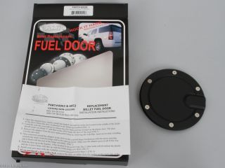 Billet Gas Lid Door Black Ring and Door 1pc Design