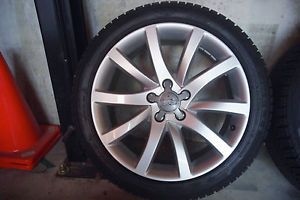 Audi A4 18" 2013 13 Factory Rim Wheel 58911 with Pirelli Tires Only 2K Miles