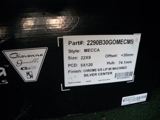 22 Giovanna Mecca Wheels BMW 5 6 7 Series 535 550 M5 640 650 M6 740 750 Concave