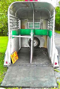 Two Horse or Motorcycle Enclosed Horse Trailer