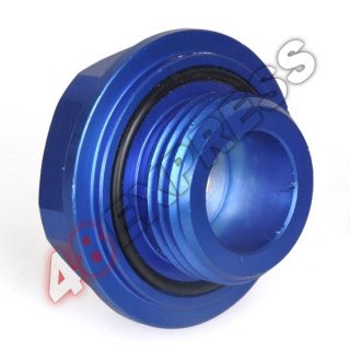 Blue TRD Style Engine Gas Oil Filter Cap Fuel Tank Cover Plug for Toyota Auto
