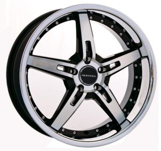 19" Rohana RL06 Staggered Wheels 5x114 3 Matte Black Fits Hyundai Genesis Coupe