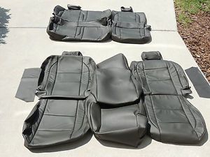 Nissan Titan King Cab Leather Seat Covers Interior Seats 2005 2006 2007 2008 10