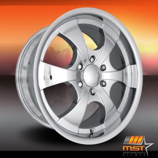 MST 610 Series 20" Chrome Wheel Set 20x8 5 5x150 610 28555 Toyota Sequoia Tundra