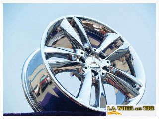 Set of 4 New 17" Mercedes Benz CLK350 Chrome Wheels Rims 65388 Exchange