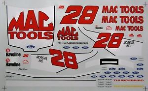 28 Ernie Irvan 1994 Mac Tools Ford Thunderbird BGN NASCAR Decal
