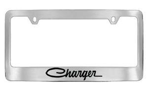 Dodge Charger Chrome License Plate Frame Holder