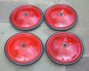 Set of 4 Vintage Official Soap Box Derby Race Car Tires Wheels 2 of 3