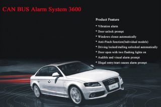 Can Bus Alarm System for Toyota Camry Alarm Car Security Tool OBD Computer Cable