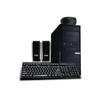 iMicro CA S102USB 350W 20 4pin ATX Mid Tower Case w Keyboard Mouse Speaker BL