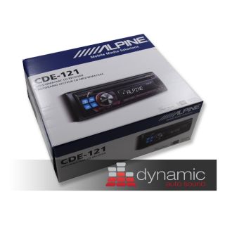 Alpine CDE 121 Car Stereo Radio CD  USB Player New