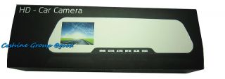 IR HD 720P Vehicle DVR Video Dashboar Car Camera Cam Recorder 7" Rearview Mirror