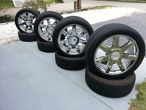 22" Cadillac Escalade Wheels Rims Tires Factory Original Chrome 22 Inch