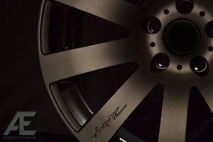20 inch Chrysler 300 LX 300C SRT8 Wheels Rims and Tires HR4 Matte Black