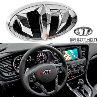 Brenthon Chrome Emblem Badge Fit Hyundai Kia Driving Steering Wheel Center Horn