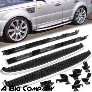 06 12 Range Rover Sport SUV Running Board Side Step Aluminum Rail Nerf Pairs