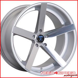 20" Acura TL Rohana RC22 Deep Concave Silver Wheels Rims