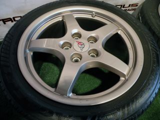 17" 18" Chevrolet Corvette Z06 Magnesium Wheels Factory Tires C5 GM Set