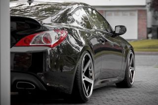20" Hyundai Genesis Coupe Stance SC 5IVE Machined Concave Staggered Wheels Rims