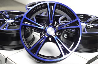 17" Blue Wheels Rims 5 Lugs Fit Hyundai azera Elantra Genesis Santa FE Sonata