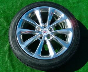 4 New 2013 Factory GM Cadillac XTS Polished Finish 19 inch Wheels Tires TPMS