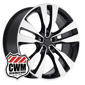 20" 2012 Dodge Charger SRT8 Black Machined Wheels Rims Fit Chrysler 300 2005