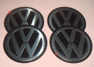 Volkswagen Car Wheel Center Hub Cap Emblem Sticker 4pc