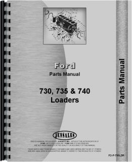 Ford 4500 Tractor Loader Backhoe Parts Manual