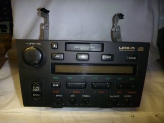 92 96 Lexus ES300 Radio Cassette Player CD Controls 86120 33021 Parts Only CP