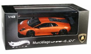 Hot Wheels Elite Lamborghini Murcielago Diecast 1 43 Scale Orange